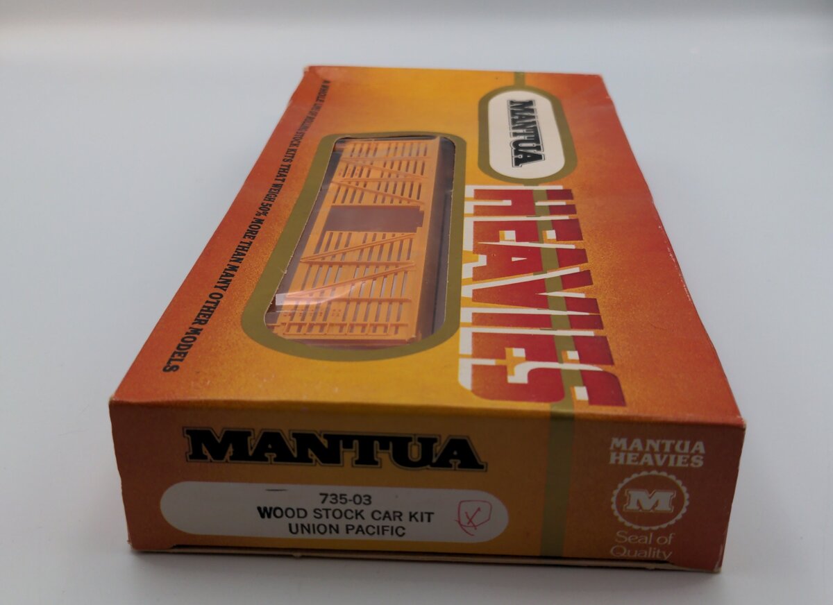 Mantua 735-03 HO Scale UP Wood Stock Car Kit
