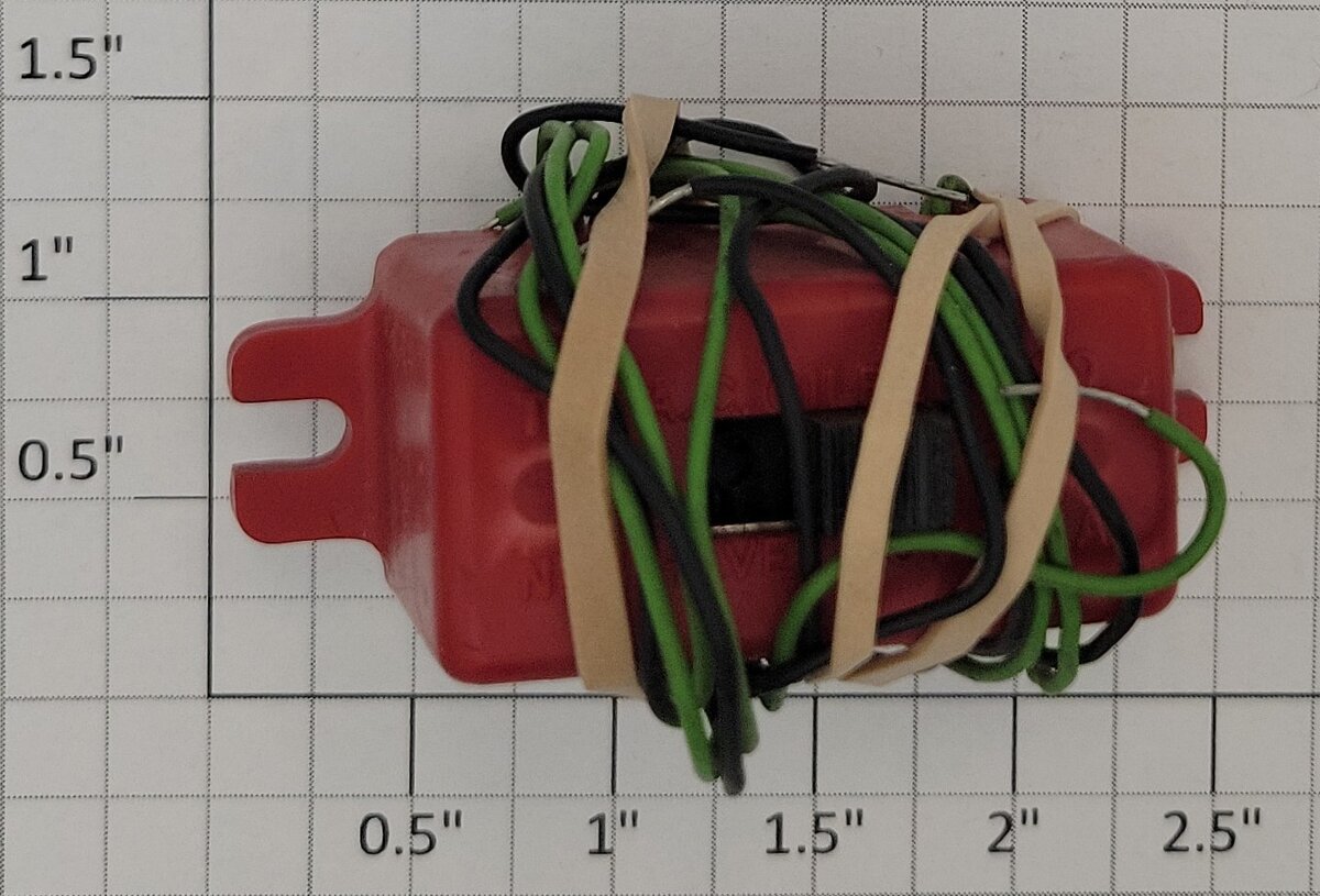American Flyer 19257 Unboxed Autorama Slot Car Reversing Switch with Wiring