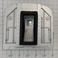 Lionel 22255-14 K-Line Silver Passenger Car Vestibule End with Diaphragm