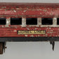 Lionel 1674-1 O Gauge Prewar Jr. Red Streamliner Passenger Car Frame & Shell