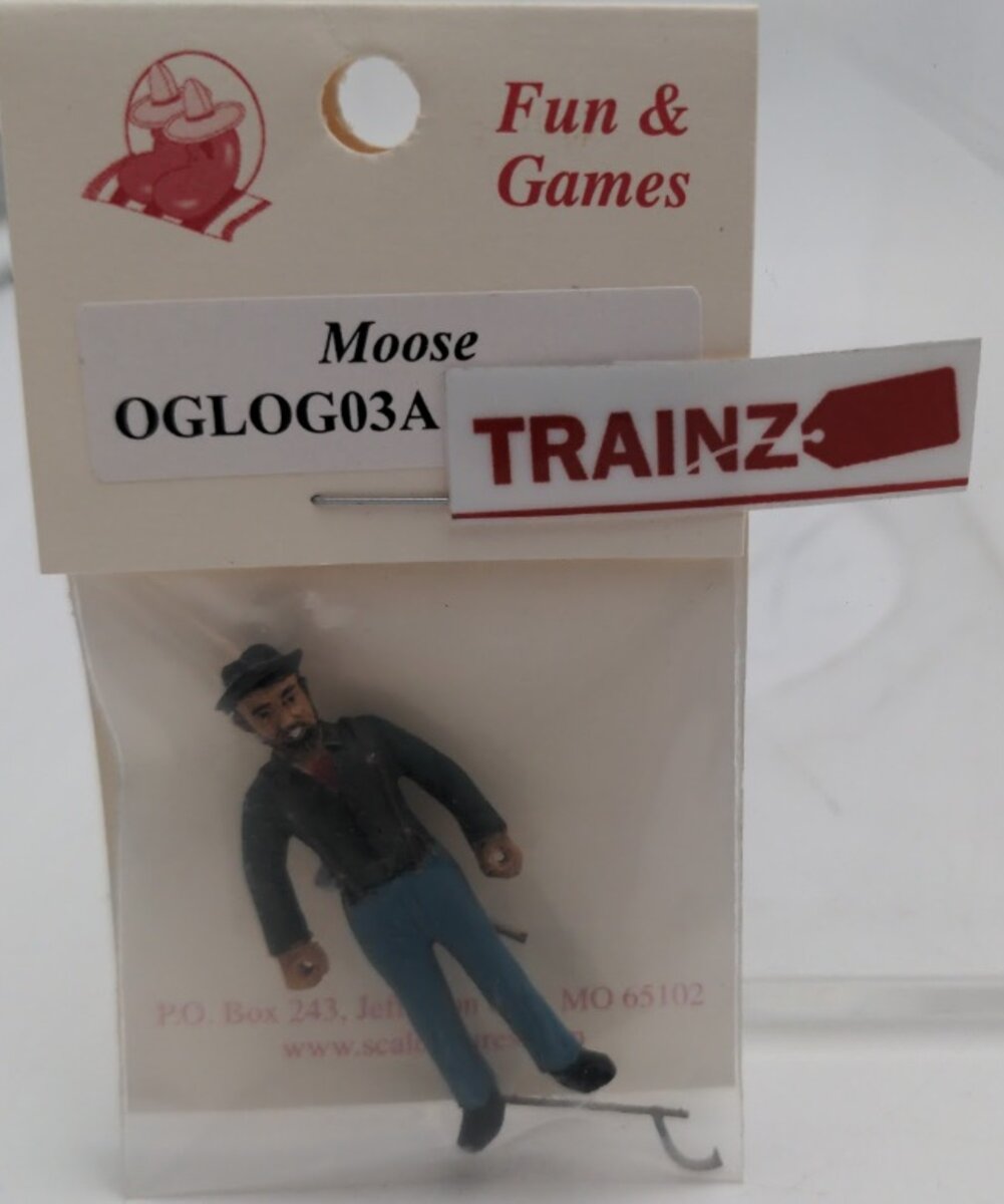 Scale Figures OGLOG03A O Fun & Games Standing Peasant "Moose" Painted Figure