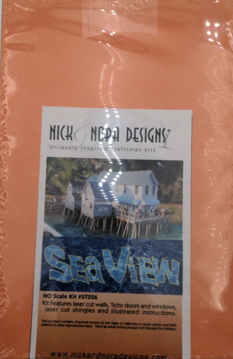 Nick & Nora Designs ST026 HO Sea View Building Kit.