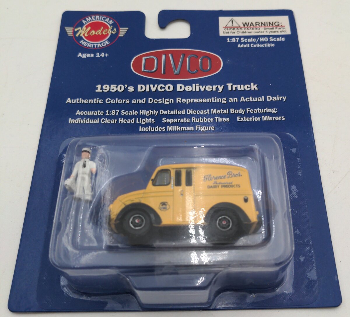 American Heritage Models AHM87-004 1:87 1950's Divco Delivery Truck Florence Bro