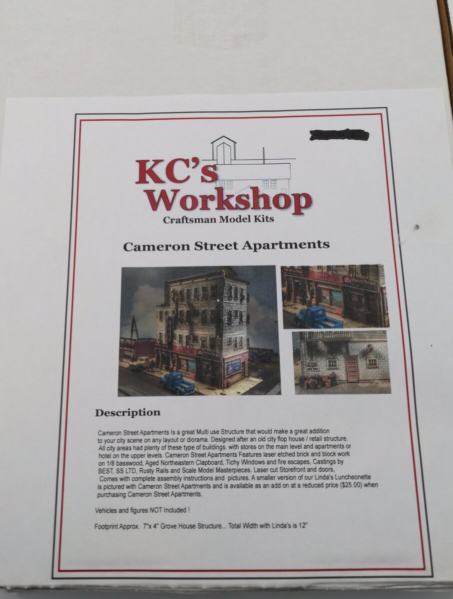 KC'S Workshop HO Cameron Street Apartments