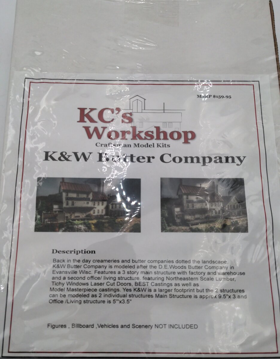 KC'S Workshop HO K&W Butter Co. Building Kit