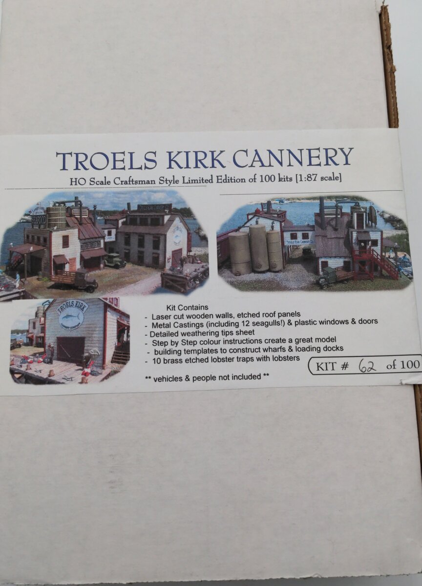 Full Steam Ahead 62 of 100 HO Troels Kirk Cannery Building Kit