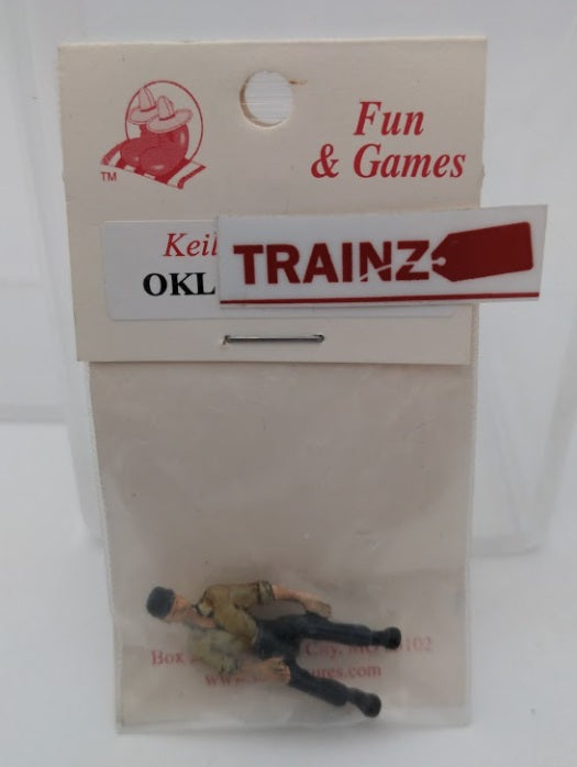 Scale Figures OKL429 O Scale Fun & Games Sitting Man Painted Figure
