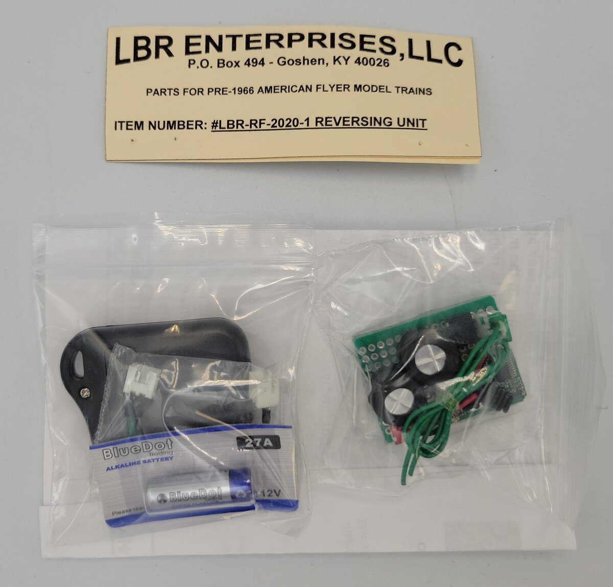 LBR Enterprises, LLC LBR-RF-2020-1 American Flyer Electronic Reverse Unit