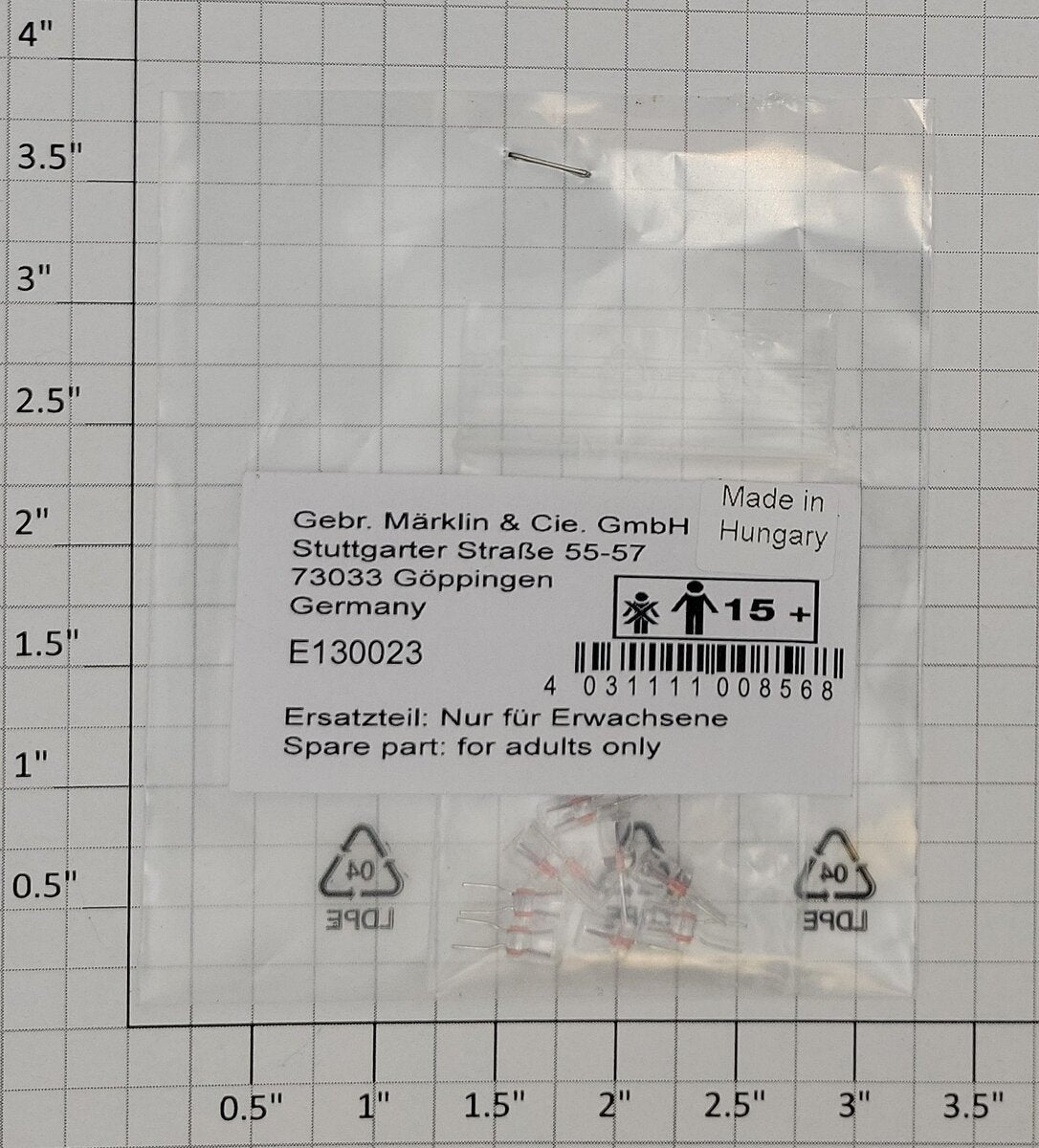 Marklin E130023 Light Bulbs (Bag of 8)