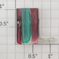 American Flyer PA10038-L S Scale Red and Green Switch Lens with Holes