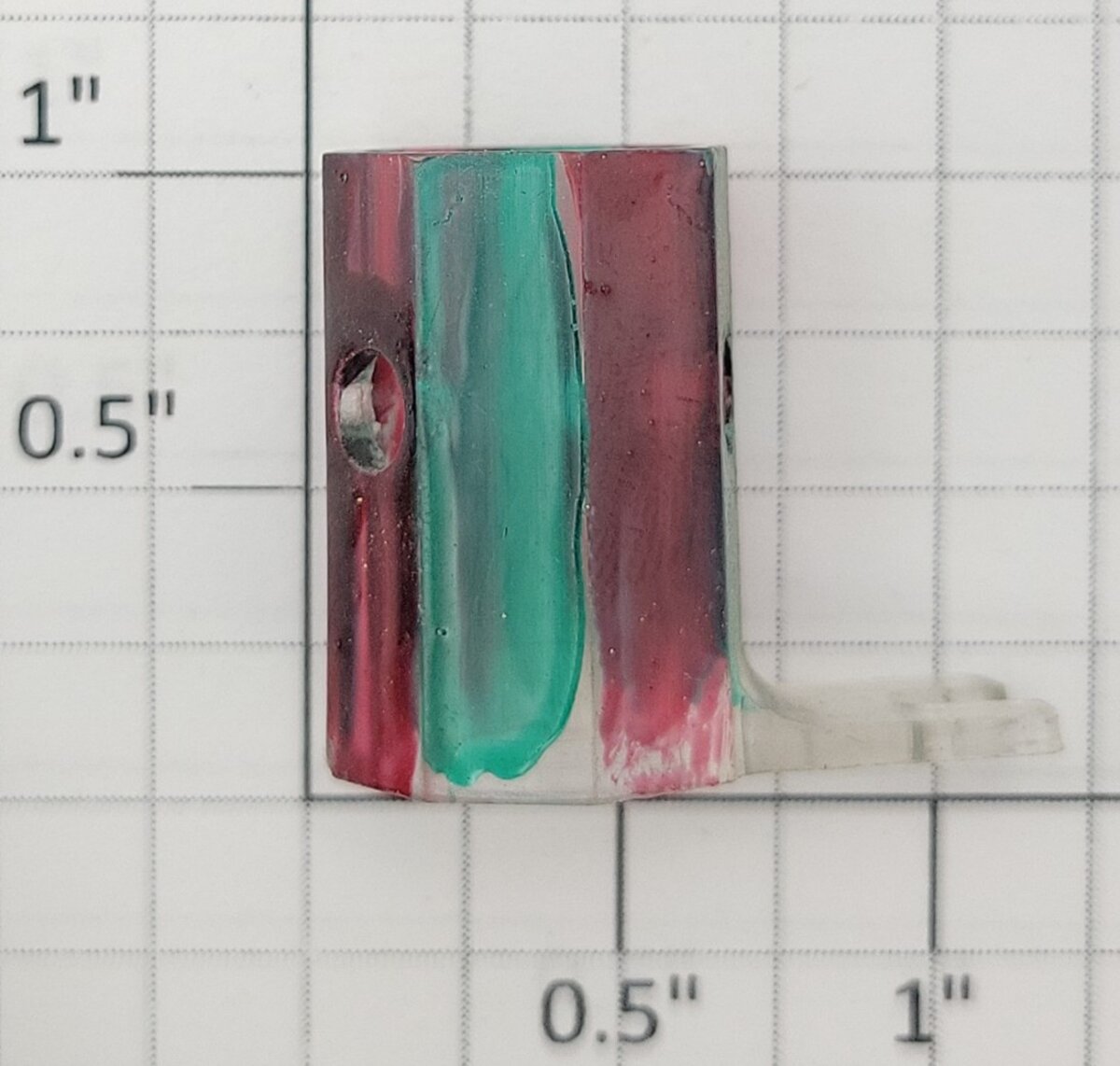 American Flyer PA10038-L S Scale Red and Green Switch Lens with Holes