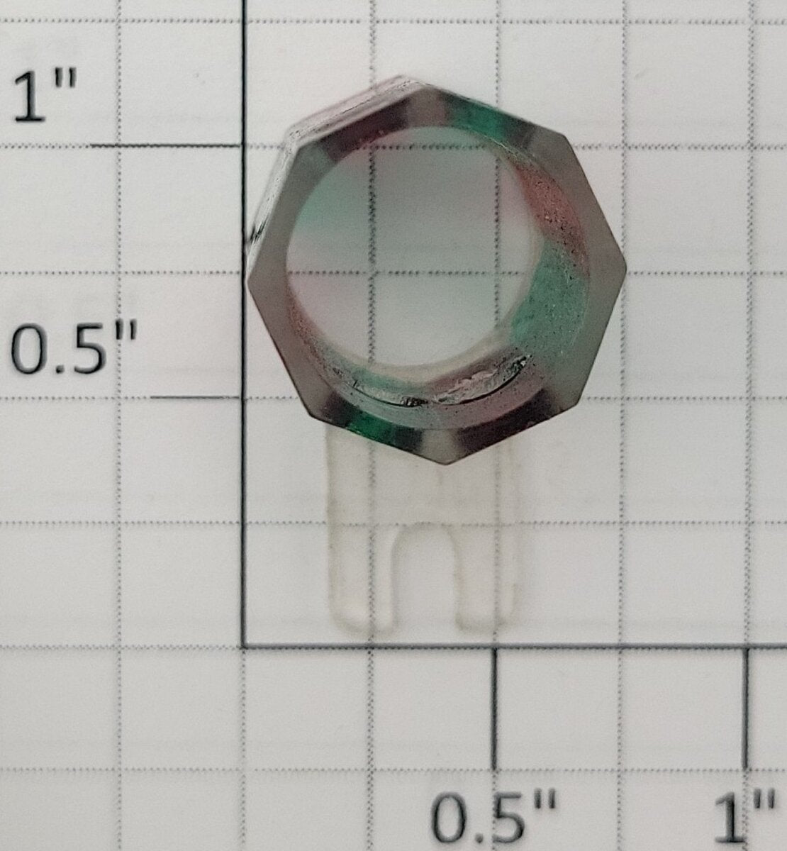 American Flyer PA10038-L S Scale Red and Green Switch Lens with Holes