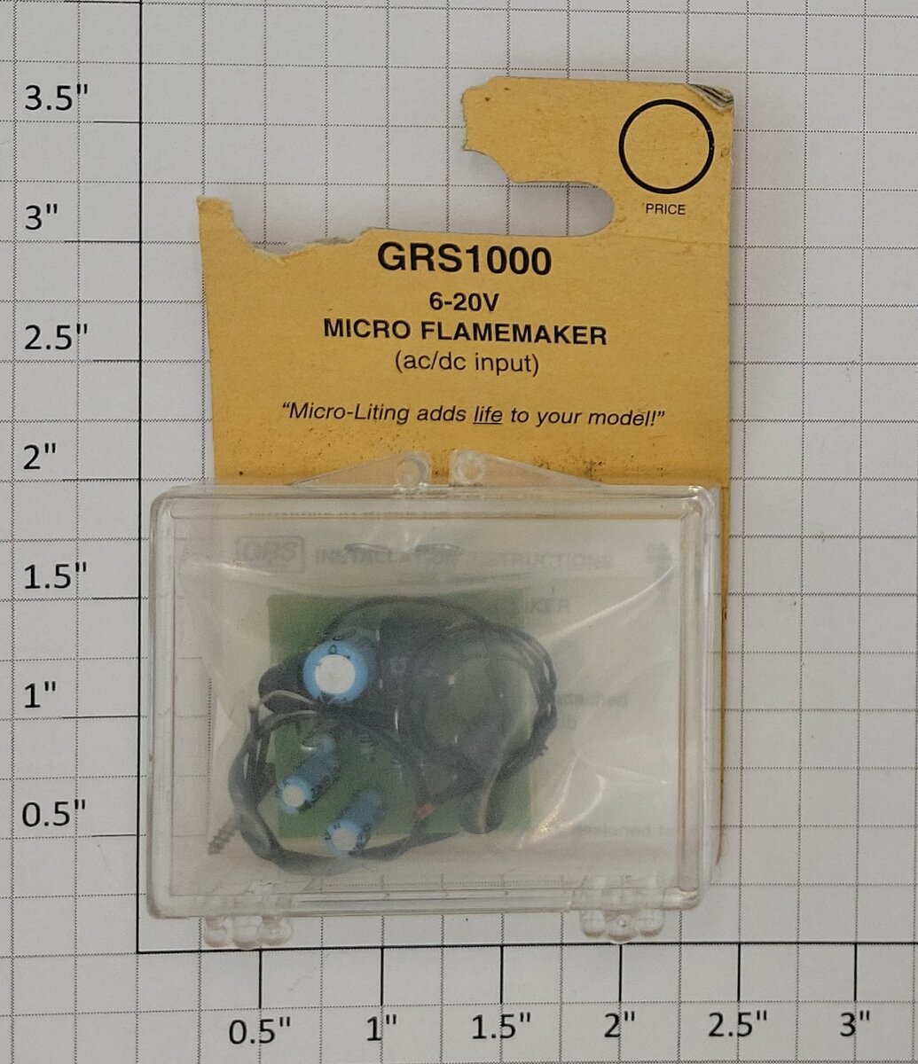 GRS GRS1000 Micro Flamemaker Input 6-20 Volt AC/DC
