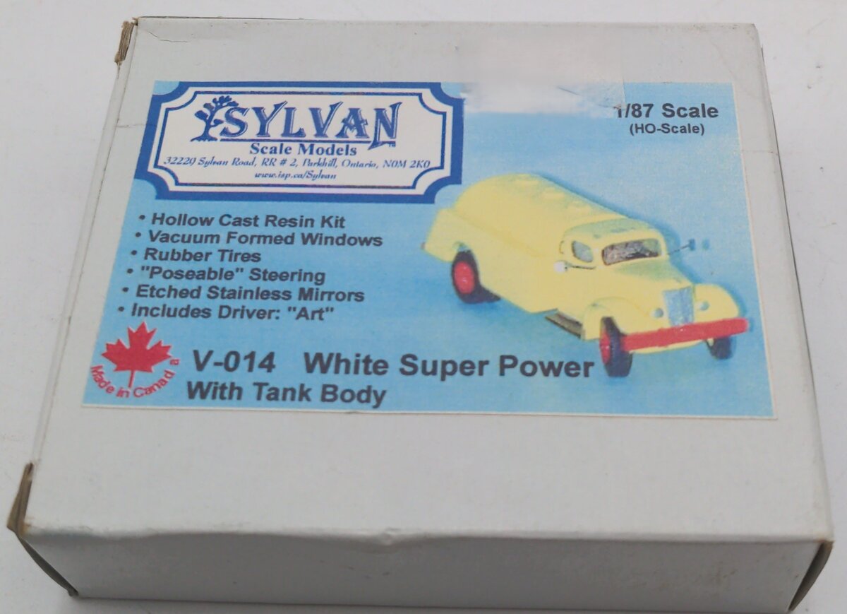 Sylvan Scale Models V-014 White Super Power With Tank Body