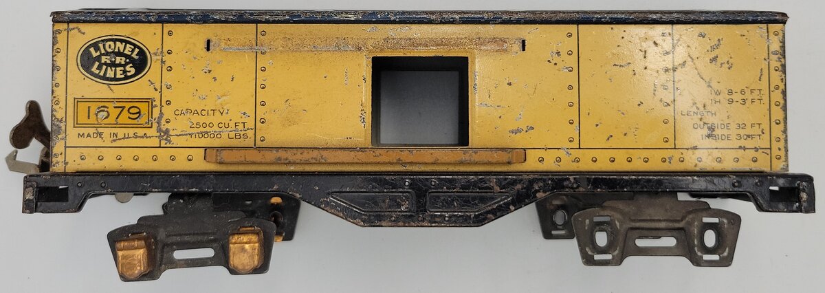 Lionel 1679 O Gauge Vintage Prewar Lionel Lines Tinplate Freight Car