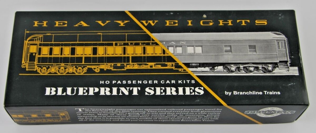 Branchline Trains 5130 HO Blueprint Series 80's Single Window Coach Car #722 Kit