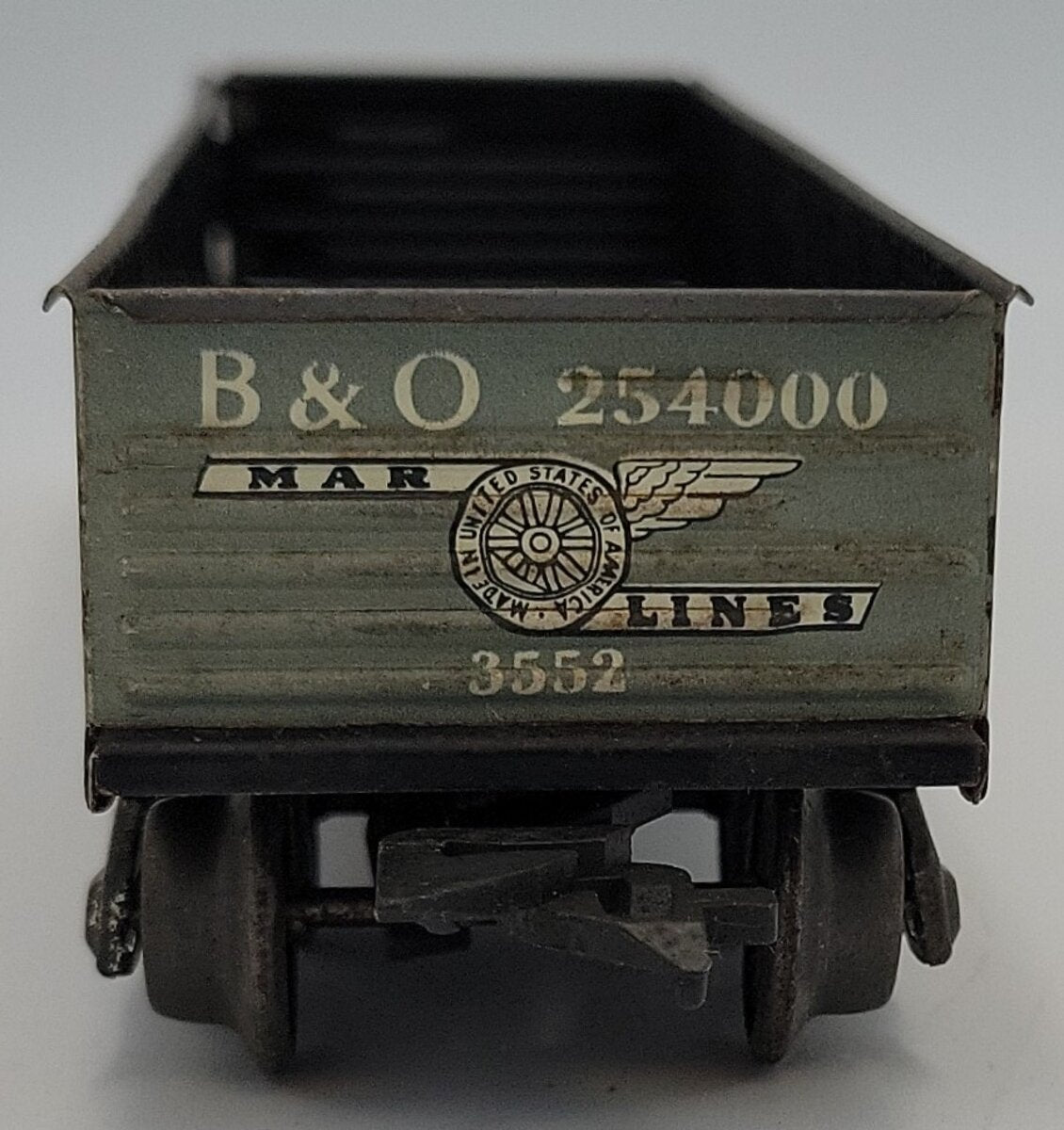 Marx 254000 Tinplate B & O Gondola with Plastic Couplers