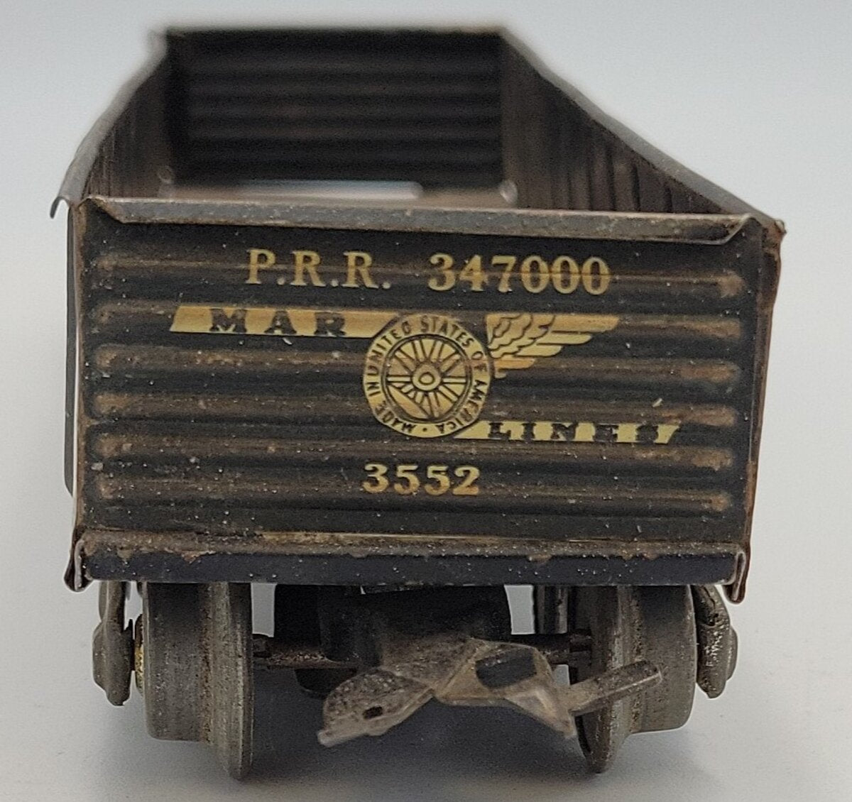Marx 347000 Tinplate Pennsylvania Gondola with Metal Couplers