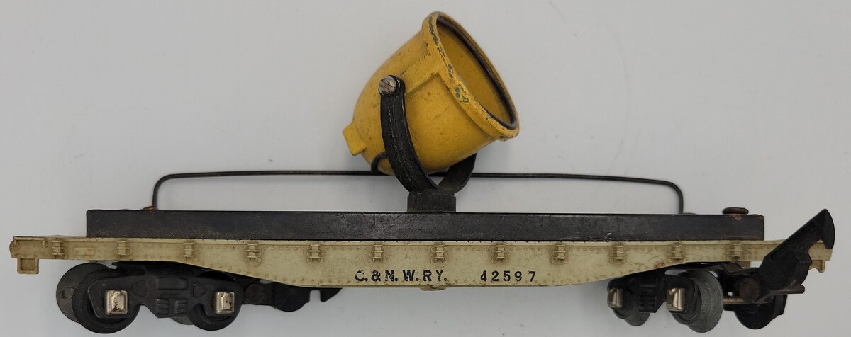 American Flyer 634 S Scale Plastic C & N W.R.Y. Searchlight Car w/ Light #42597