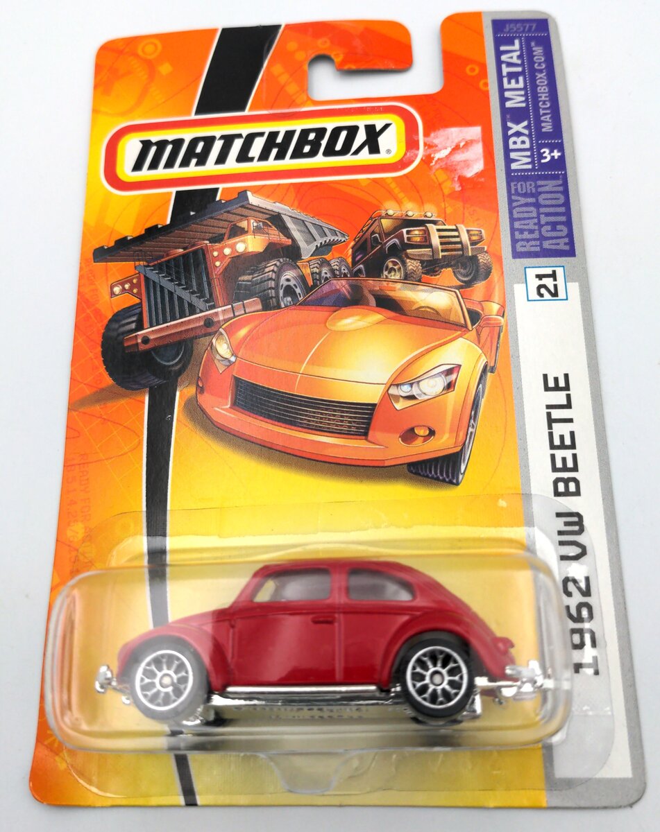 Matchbox J5577 Ready for action MBX Metal 1962 VW Beetle