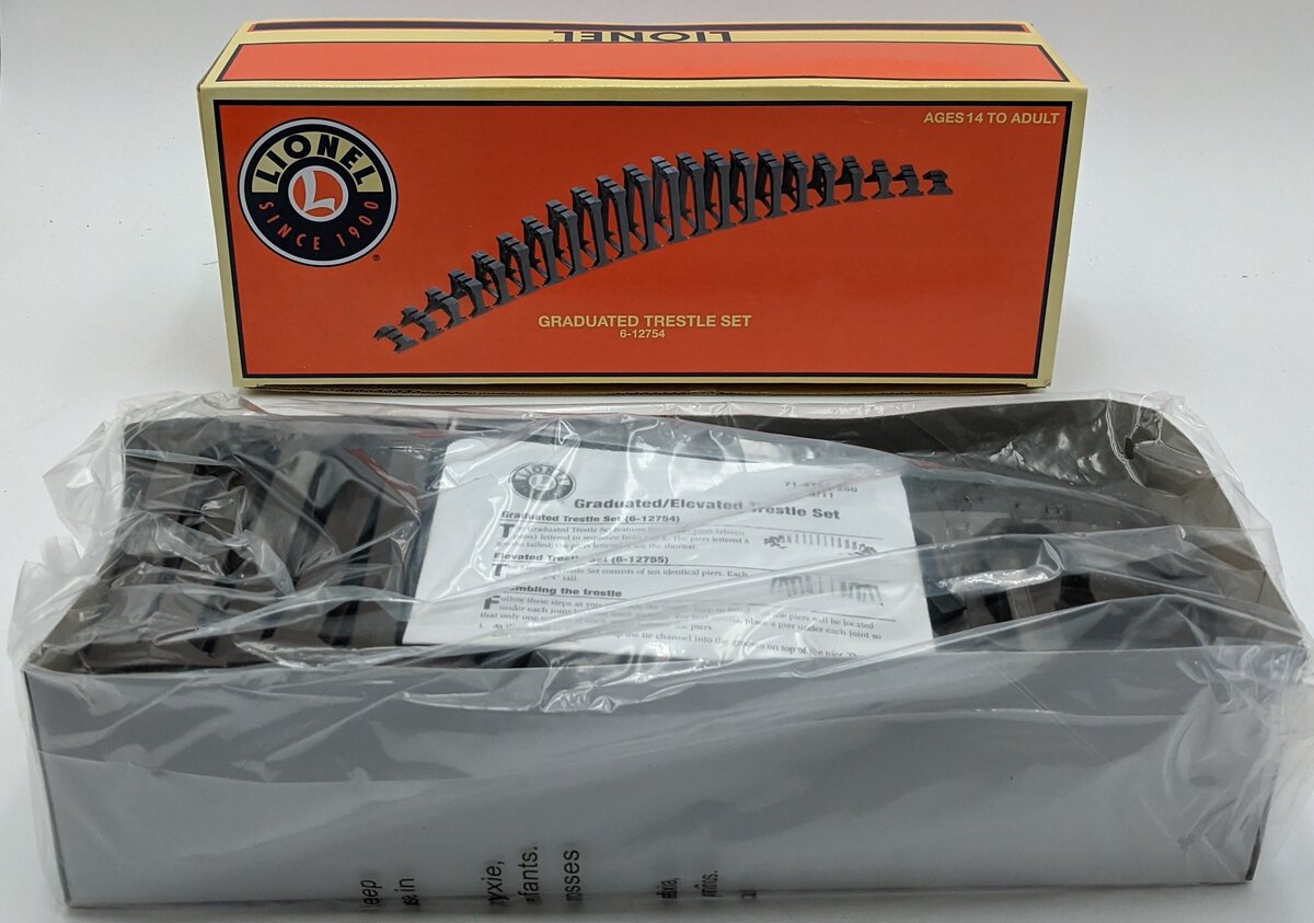 Lionel 6-12754 O & O27 Graduated Trestle Set