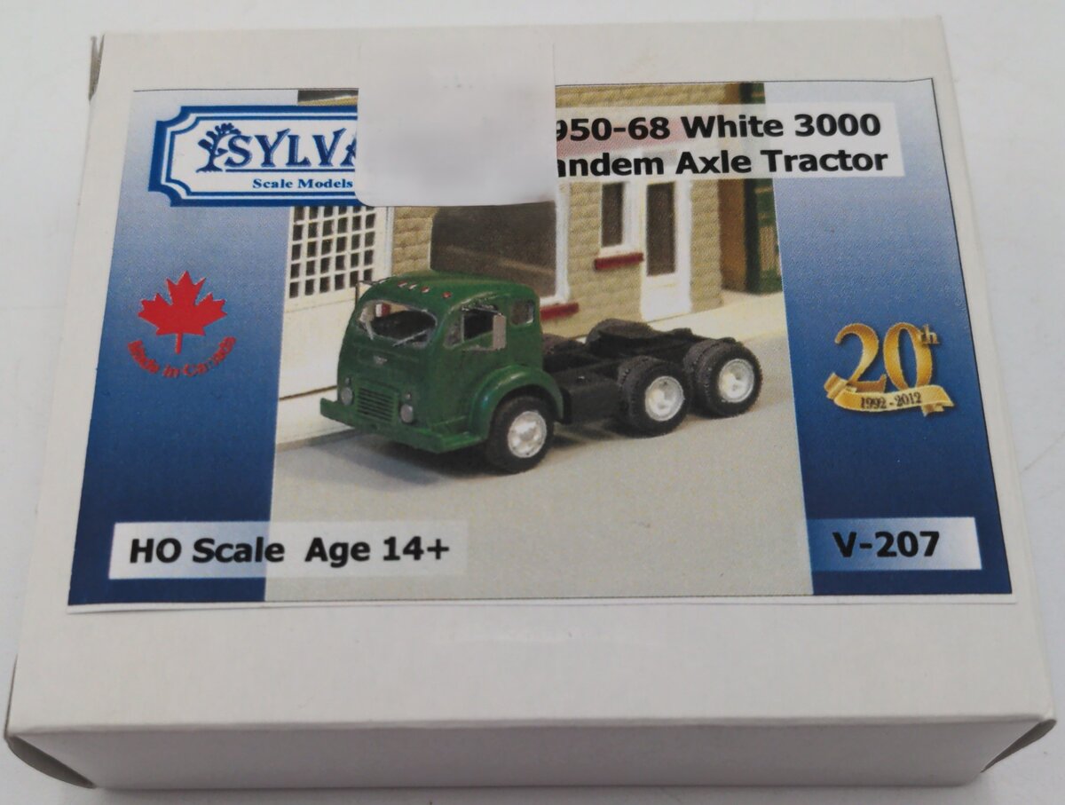 Sylvan Scale Models V-207 HO 1950-68 White 3000 Tandem Axle Tractor