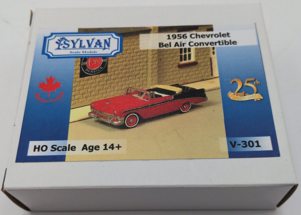 Sylvan Scale Models V-301 HO 1956 Chevy Bel Air Convertible