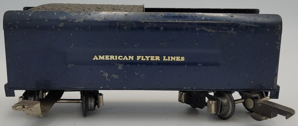 American Flyer 555-1 American Flyer Lines Royal Blue Tender with Trucks