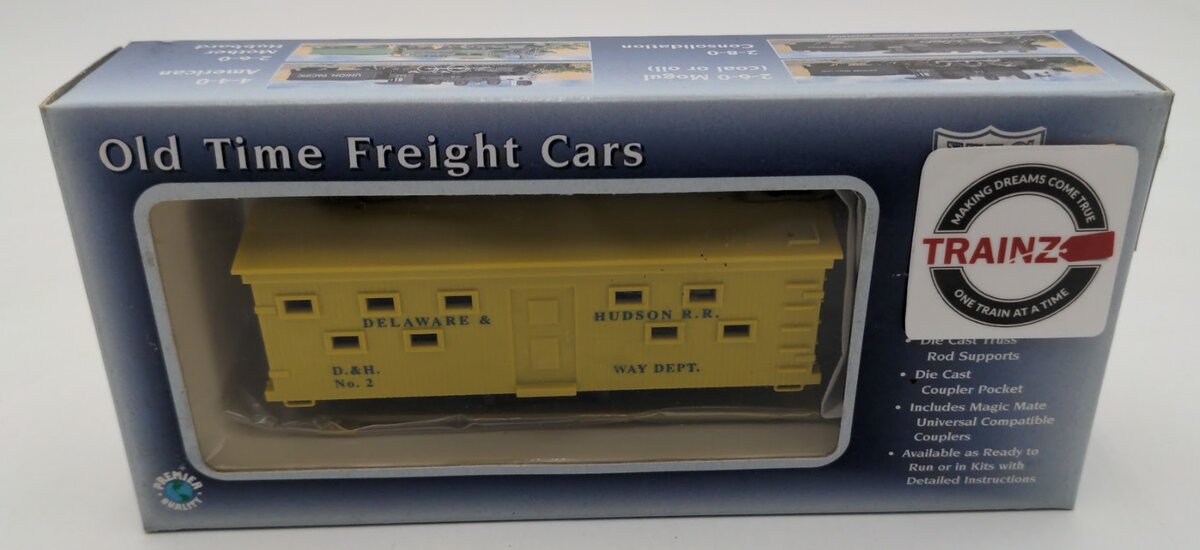 IHC 8181 HO Scale Old Time 30' Bunk Car Delaware & Hudson Kit