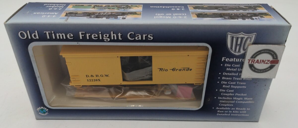 IHC 8133 HO Scale Old Time 30' Box Car Denver & Rio Grande Western Kit