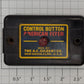 American Flyer XA10961 S Scale 3-Color Print Brown / Red Control Button