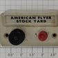 American Flyer XA14A965-AE S Scale White Stock Yard Control Button without Wire