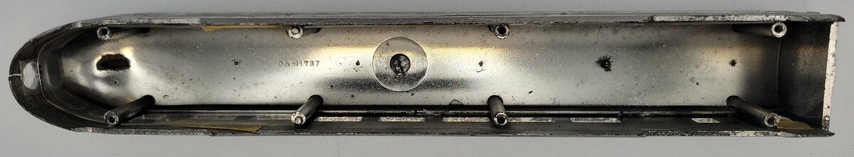 American Flyer K5469WT Repainted Silver Flash Observation Car Shell