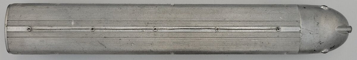 American Flyer K5469WT Repainted Silver Flash Observation Car Shell