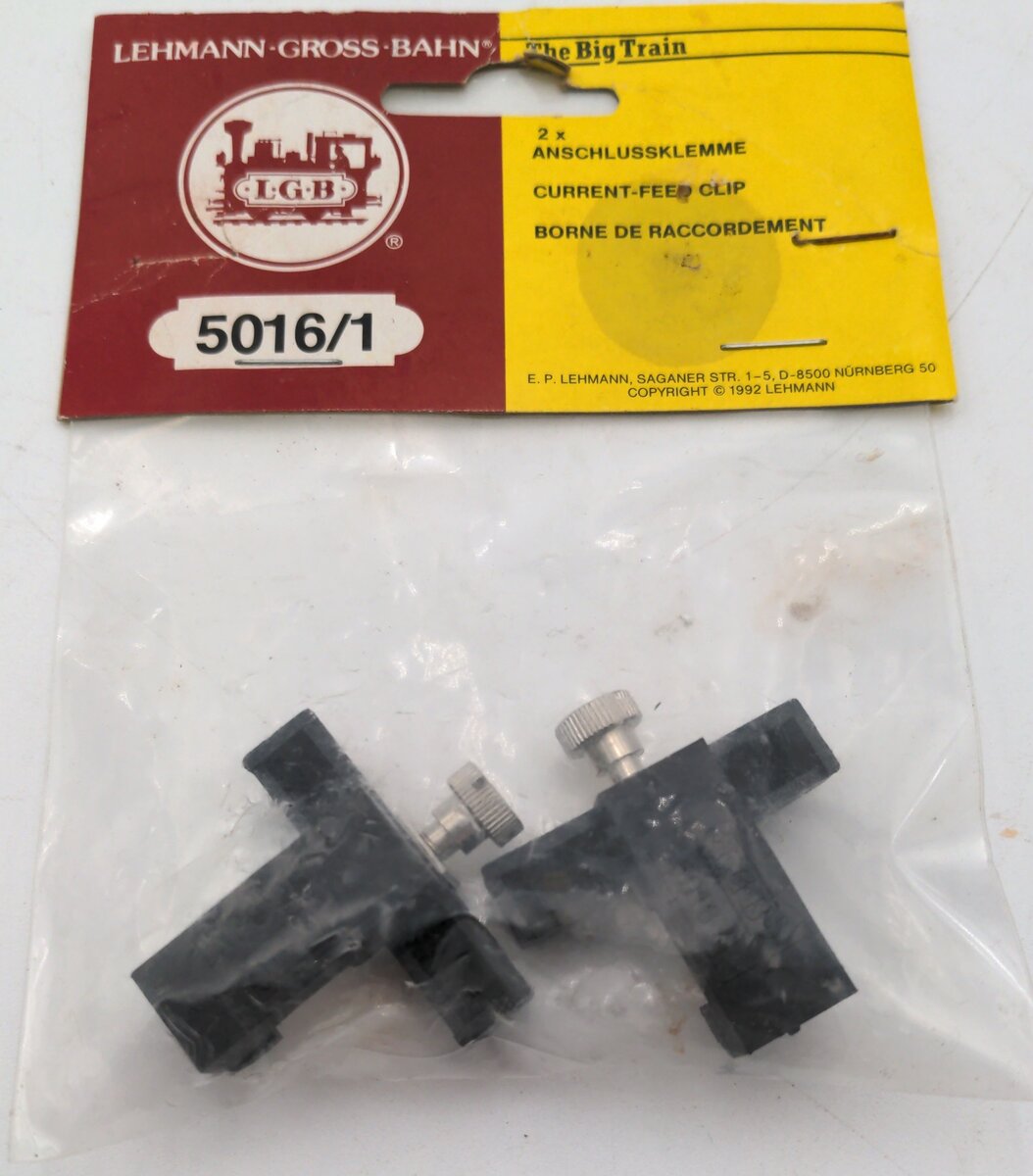 LGB 5016/1 Track Feeder Clip (Pack of 2)
