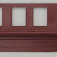 Lionel 338-37 Standard Gauge Maroon Passenger Observation Car Window Insert