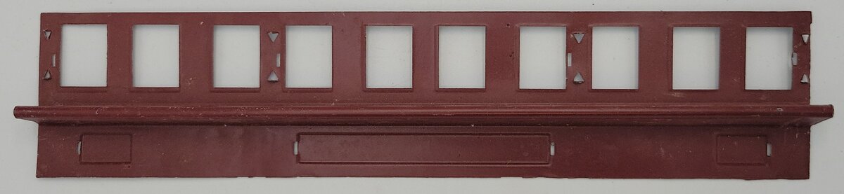 Lionel 338-37 Standard Gauge Maroon Passenger Observation Car Window Insert