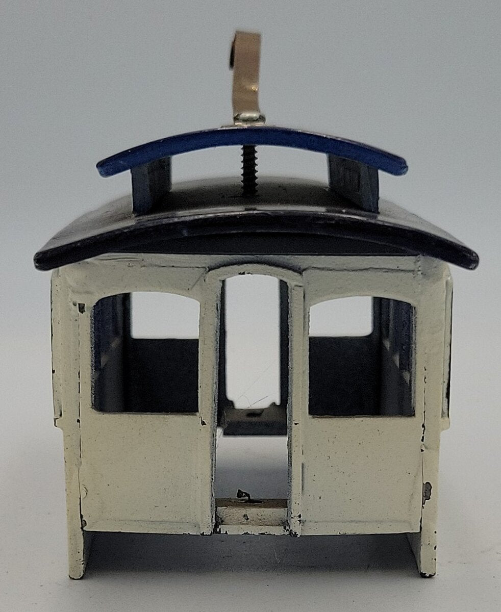 David O King 209-1 O Gauge Vintage Cast "toy train museum" Trolley Shell- RARE