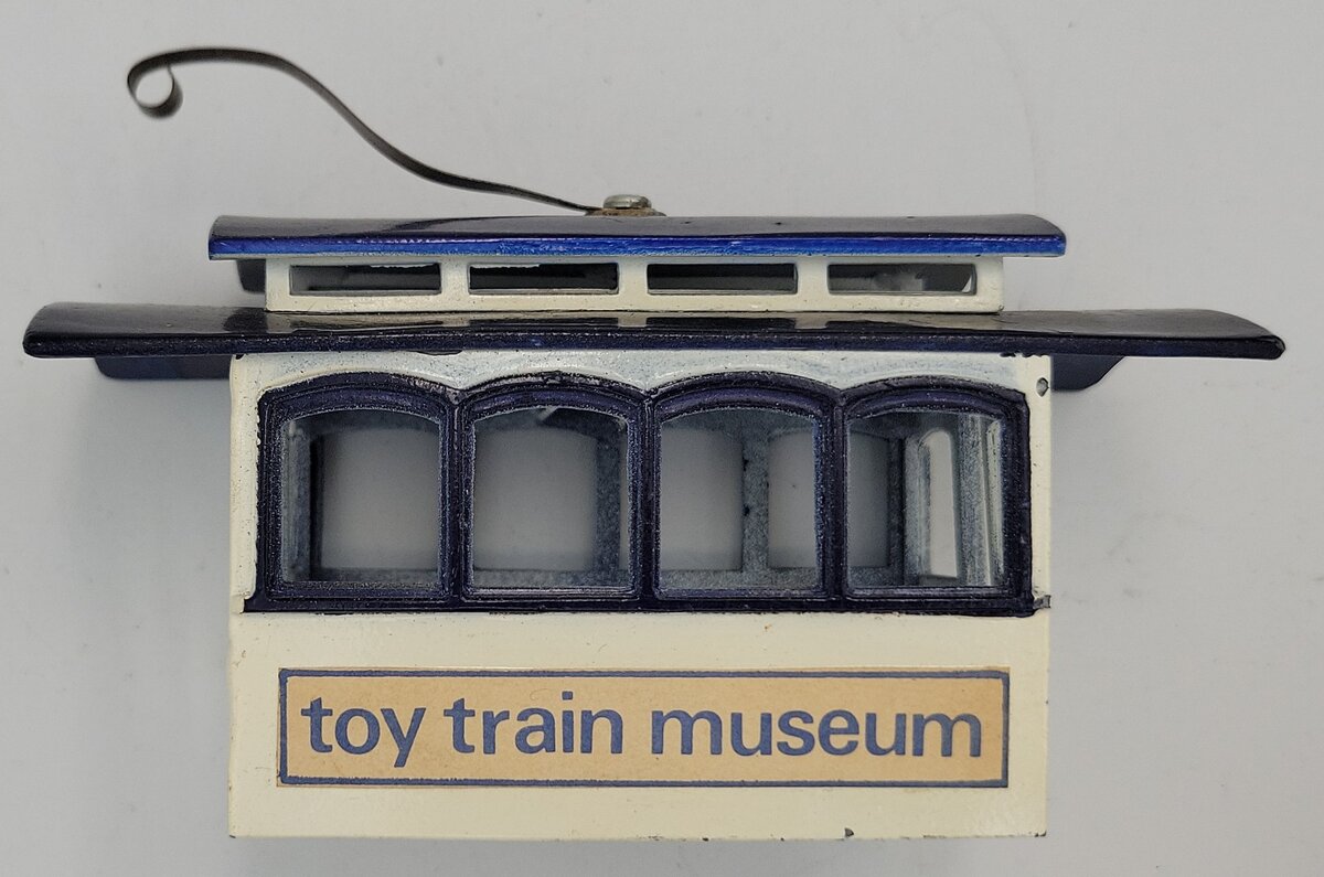 David O King 209-1 O Gauge Vintage Cast "toy train museum" Trolley Shell- RARE