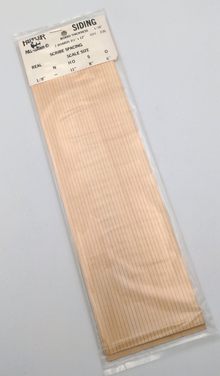 Kappler 010 Siding 2 Boards 3 1/2" x 12", 1/16" Thickness