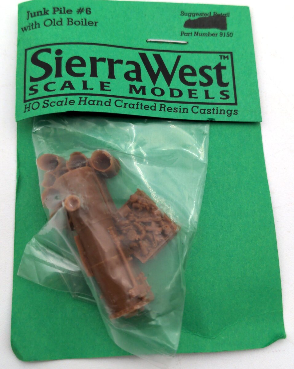 Sierra West 9150 HO Junk Pile #6 w/ Old Boiler