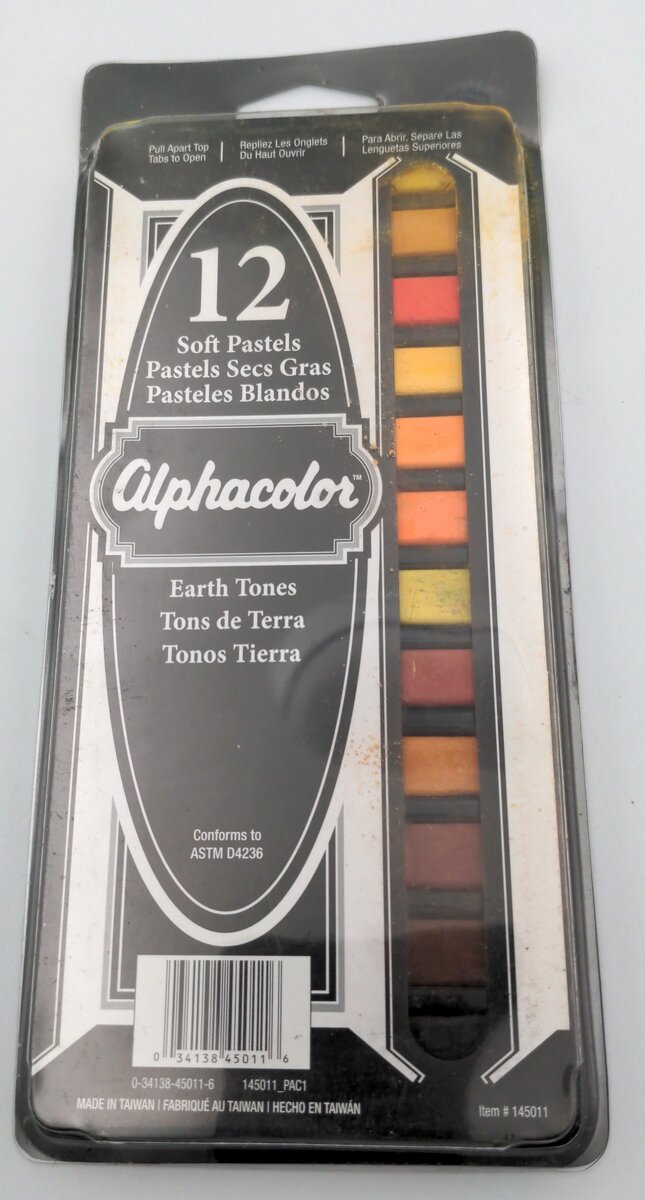 Alphacolor 145011 Soft Pastels 12 ct Earth Tones Set