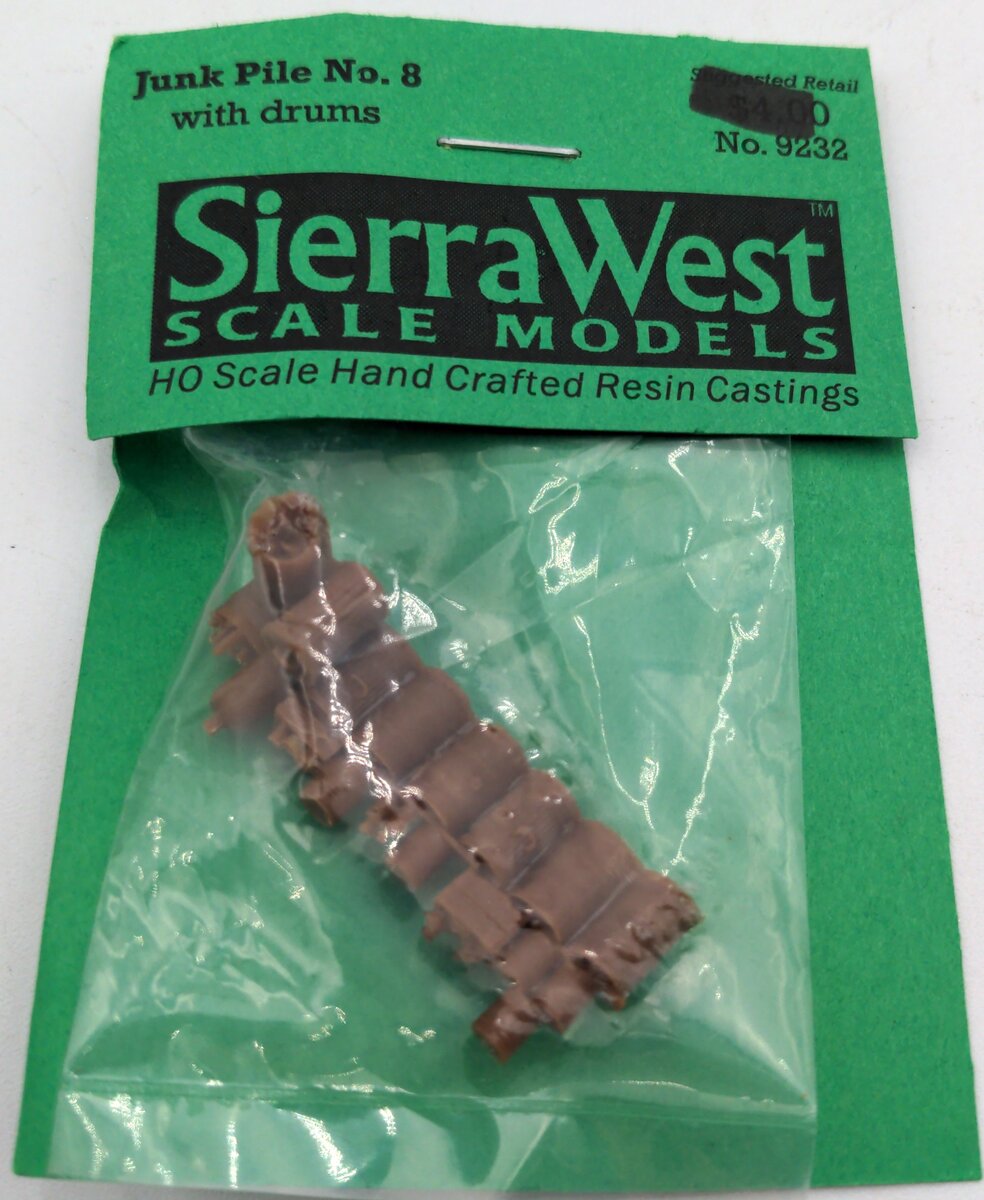 Sierra West 9232 HO Junk Pile #8 w/ Drums