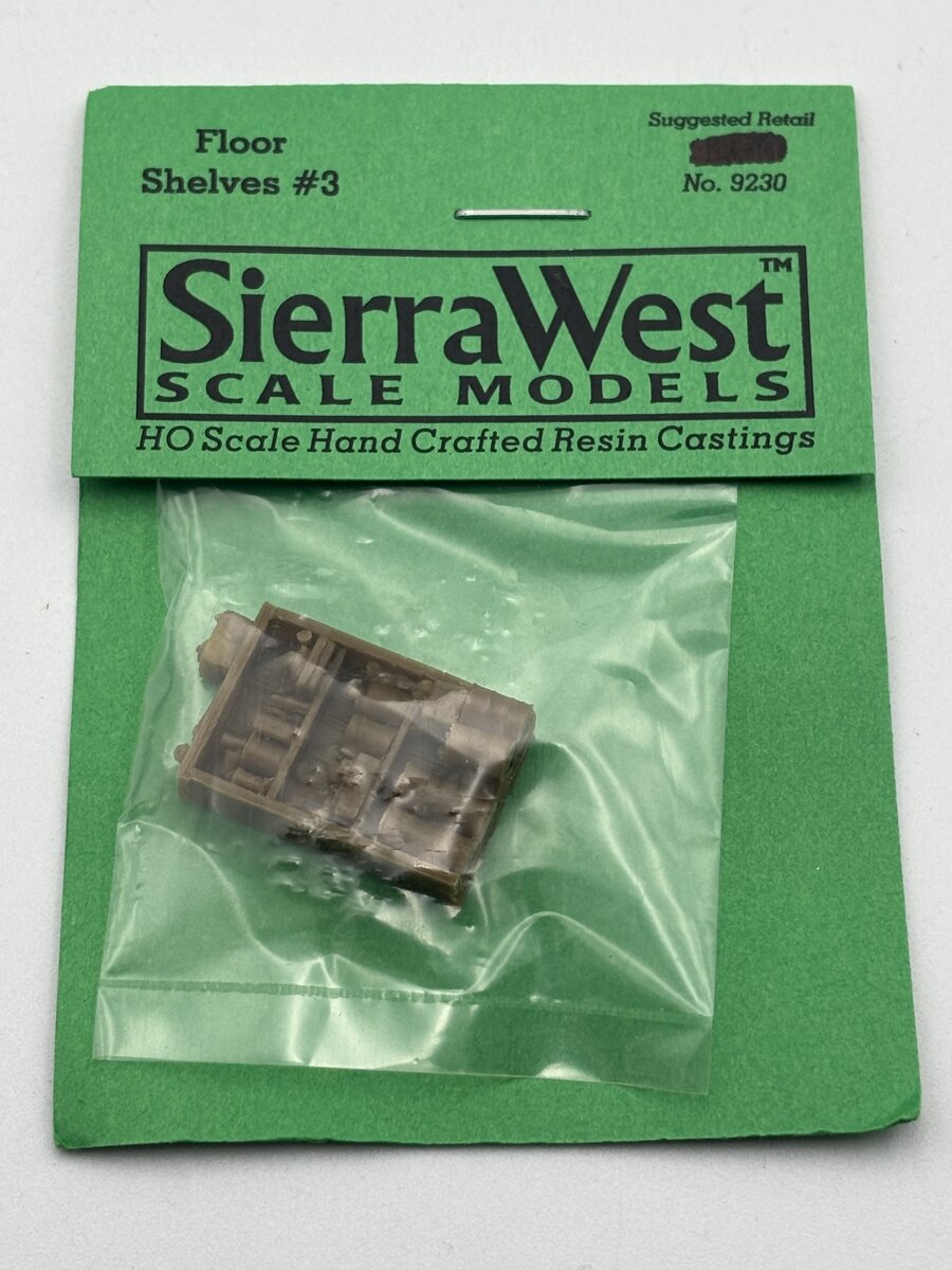 Sierra West 9230 HO Floor Shelves #3 Resin Casting