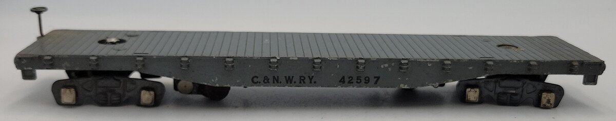 American Flyer PA9952 Gray Diecast C.& N.W.R.Y. Floodlight/Logging Frame #42597