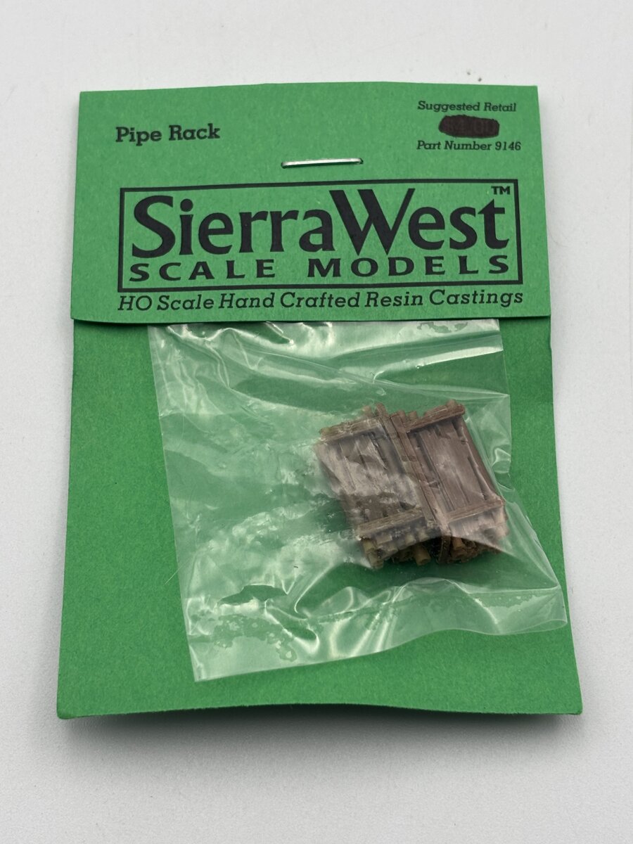 Sierra West 9146 HO Pipe Rack Resin Casting