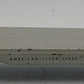 American Flyer PA10086-2 S Girder Flatcar Frame w/Operating Coupler Trucks #609