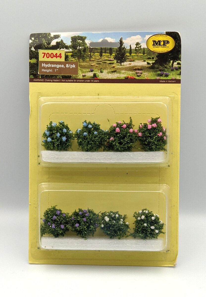 MP Scenery Products 70044 O Scale Hydrangea 8/pk