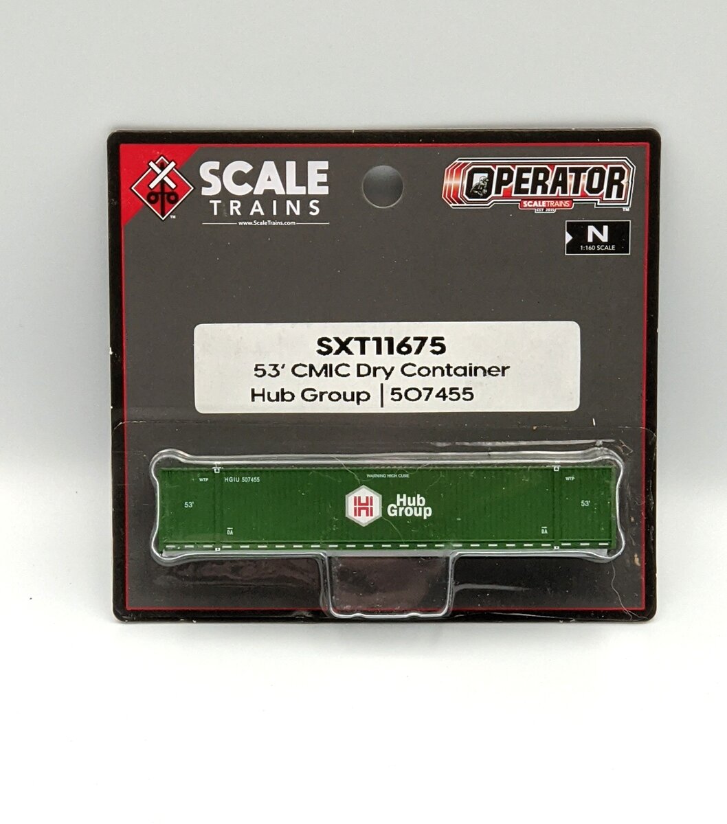 Scale Trains SXT11675 N Scale CMIC 53" Dry Container Hub Group