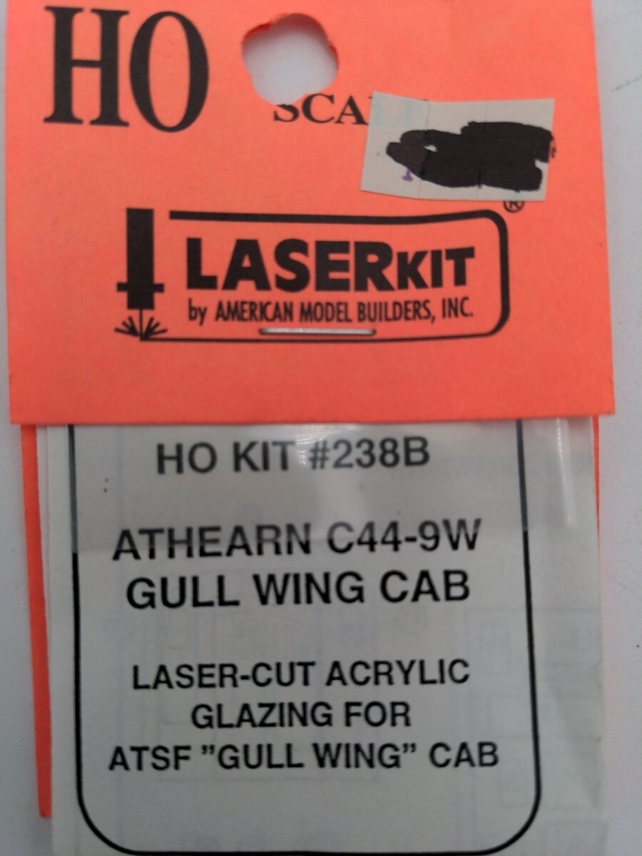 American Model Builders 238B HO Athearn C44-9W Gull Wing Cab Building Kit